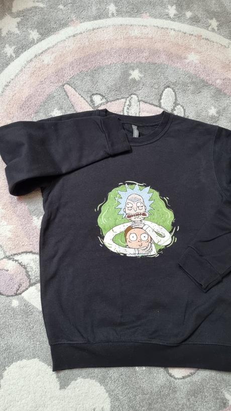B3423b mikina rick & morty, 140
