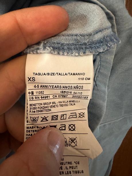 Oblečenie veľkosť 110, 104–116