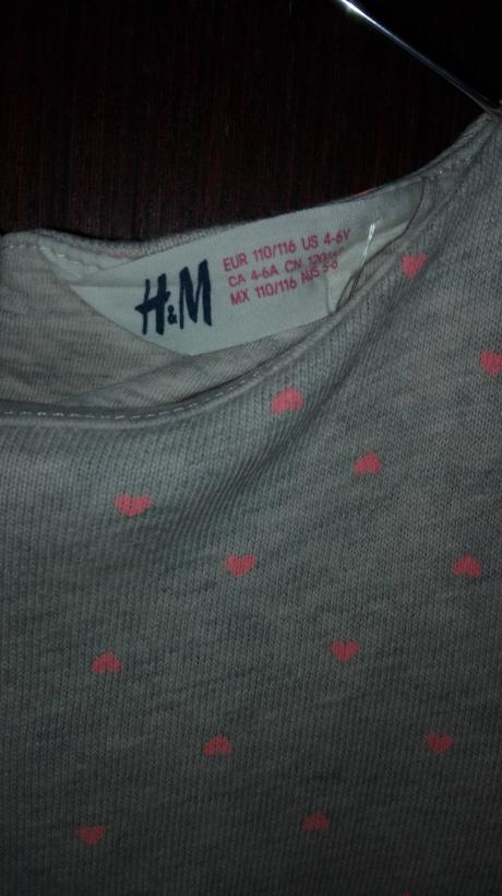 Šaty, h&m,116