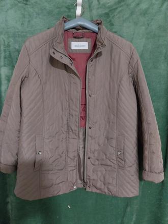 Béžová prešívaná bunda, xl