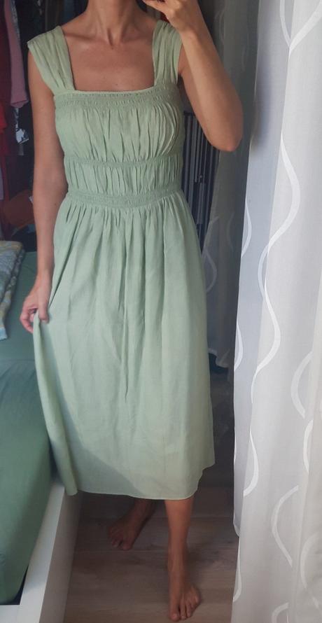 Midi šaty, h&m,s