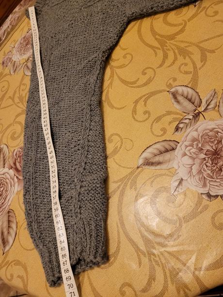 1227. sivý pulóver, l