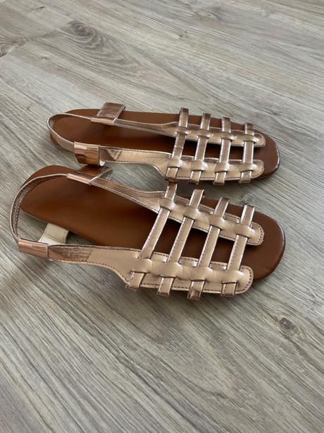 Rosegold šľapky, 42