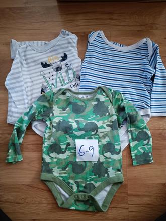 Balík body dlhý rukáv, 68–80