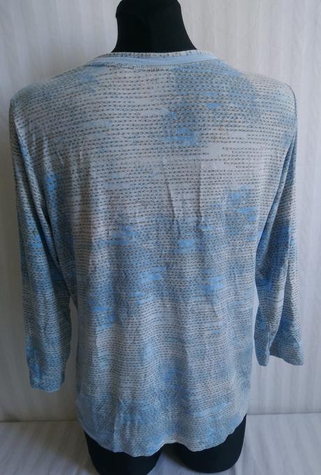 Dámsky top s modrým vzorom, rabe, xl