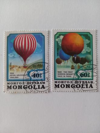 Známky balóny lietanie 1982,