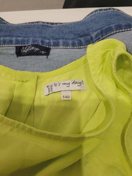 Letne saty a riflove bolerko, c&a,140