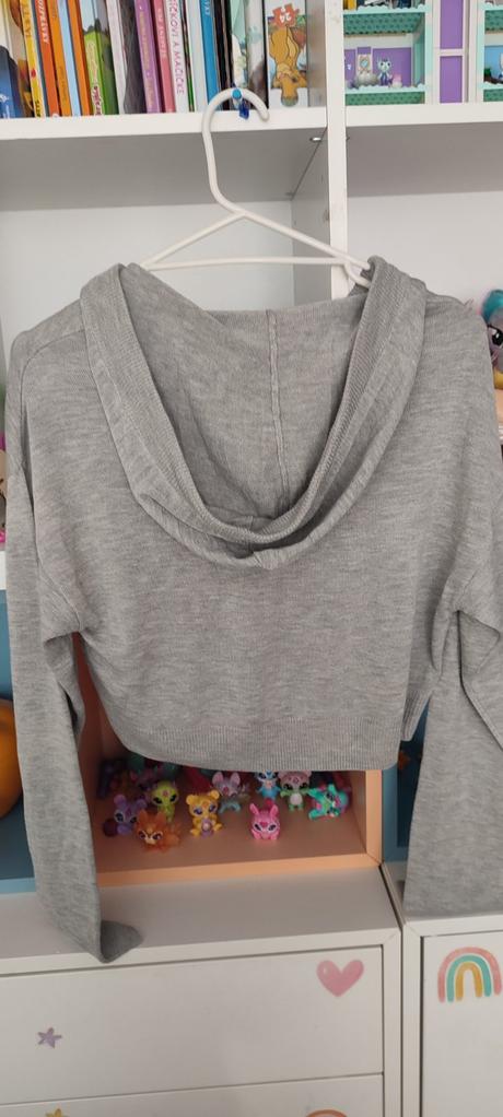 Croop pulóver s visačkou, h&m,xs