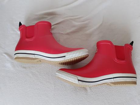 Dámske nízke červené gumáky derbe č.41, 41