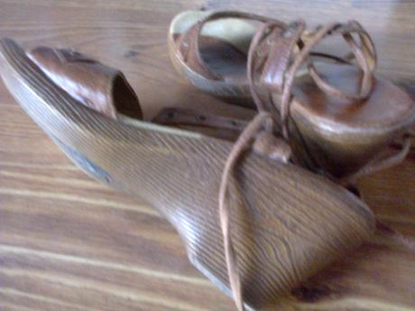 Hnedé sandálky, 39