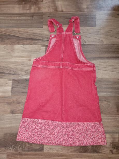 Riflové šaty, h&m,134