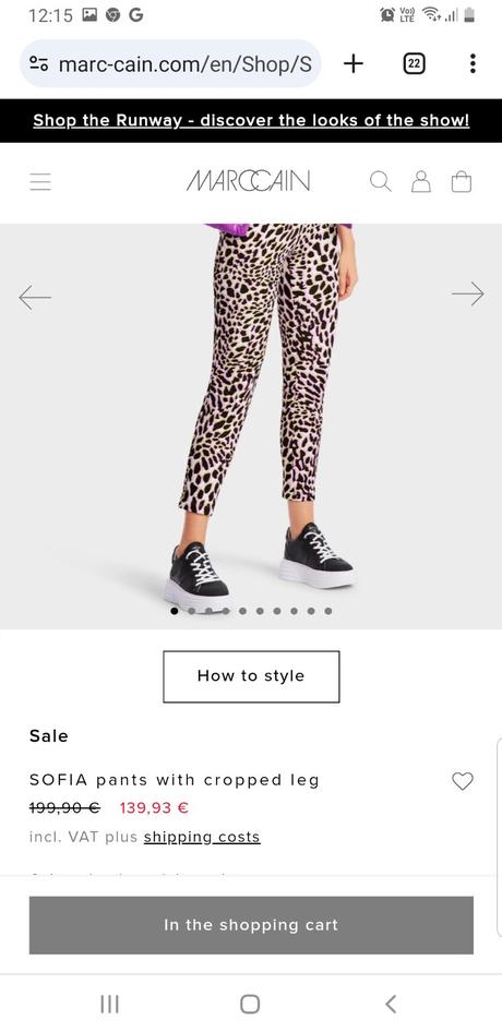 Leginy marccain sport, s