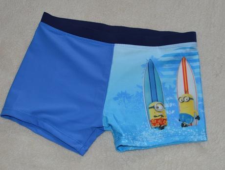 Chlapčenské plavky mimoni bledé, disney,116 / 128