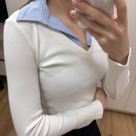 Kontrasné tričko, stradivarius,xs