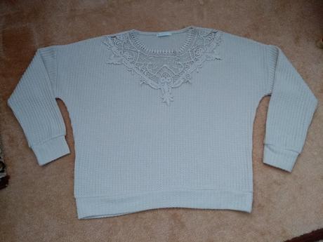 Dámsky béžový pulover, m