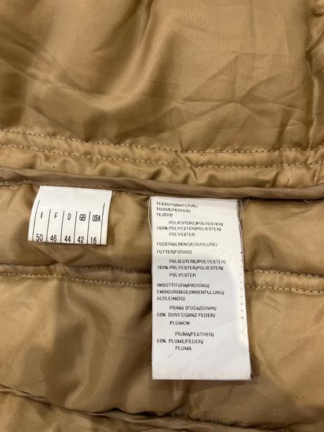 Montereggi point kabát pravé husacie páperie, l