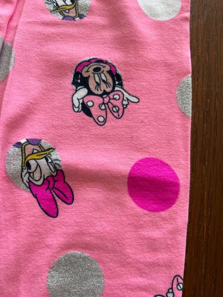 Legínky minnie mouse a bodkami, disney,128