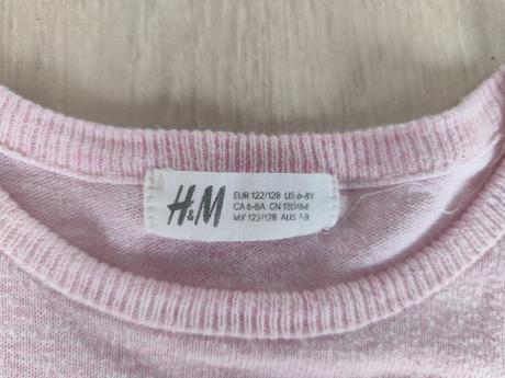 Predám meniaci dievčenský sveter, h&m,122
