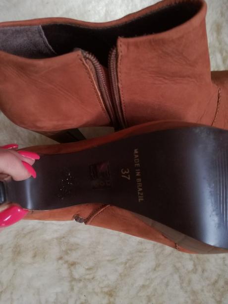 Platformy montonelli kožené, 37