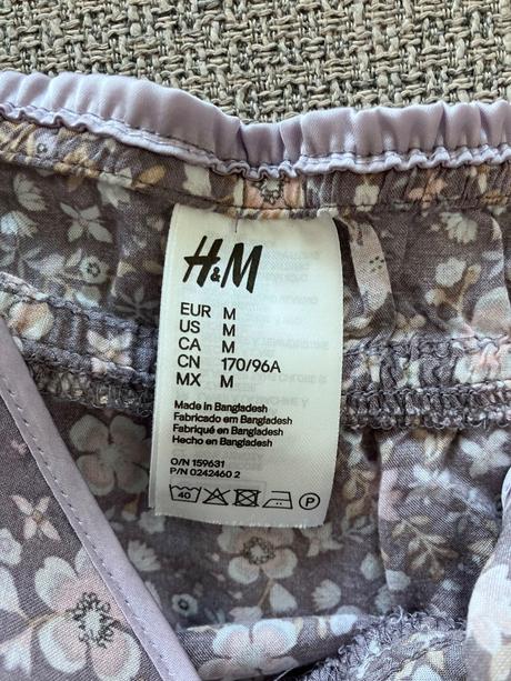 Ľahké pyžamo, h&m,m