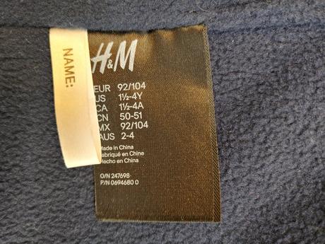 H&m súprava čiapka+šál, h&m,92
