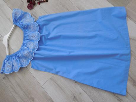 Šaty bavlnené s krajkou 36/38v,, 36