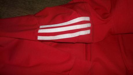 Červena mikina, adidas,m