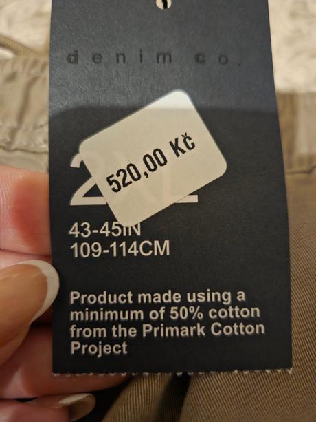 Pánske nohavice, denim co,xxl