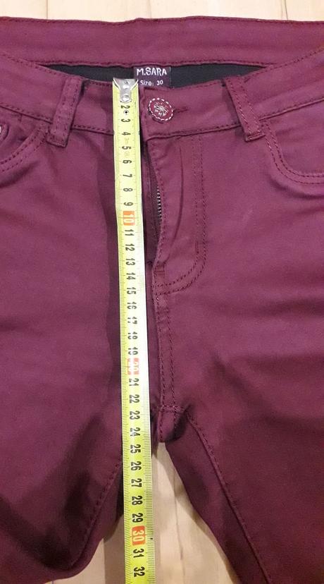 Bordove rifle damske vel. 30, 30