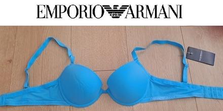 Tyrkysová podprsenka emporio armani 75b, armani,75b
