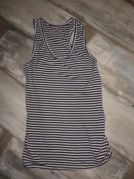 Prúžkové tielko ku kraťasom m, 164