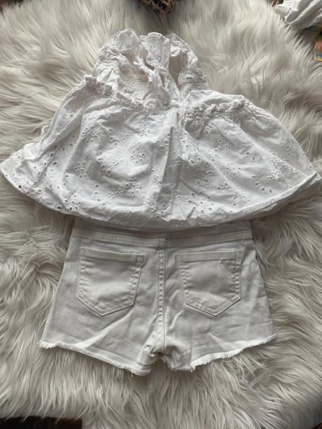 Elasticke šortky s nášivkami, h&m,110