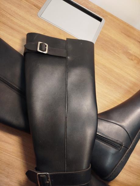 Shapen barefoot vysoké čižmy glam black vegan, 43