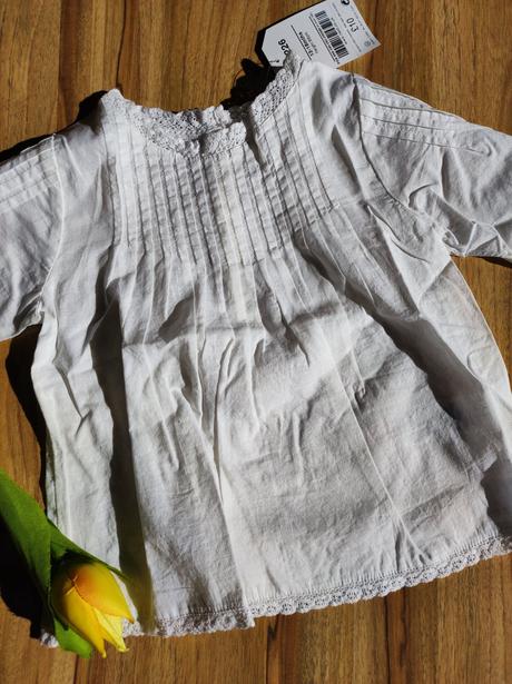 Next ricko, bluzka, topik s krajkou, next,86