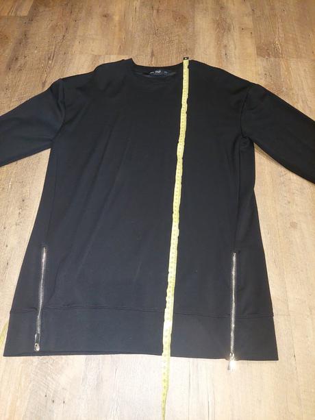 Cierna dlhsia mikina, f&f,42