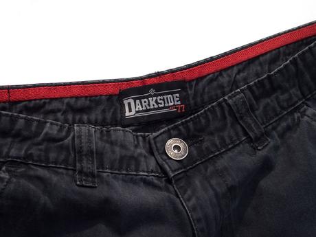 Bavlnené čierne kraťasy, l