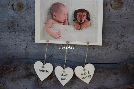 Fotka s údajmi o narodení, 