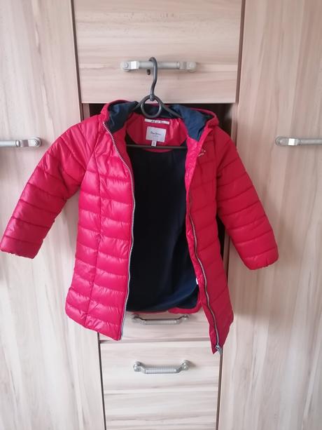 Teplá dlhsia bundicka, pepe jeans,116