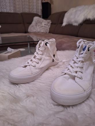 Biele plátenné tenisky, 35