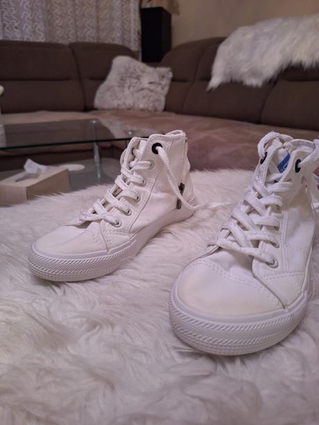 Biele plátenné tenisky, 35