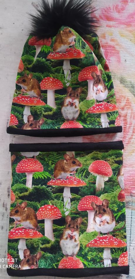 Zimný set čiapka tunel,