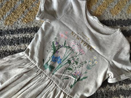 Kvetinkové šaty 122/128, h&m,128