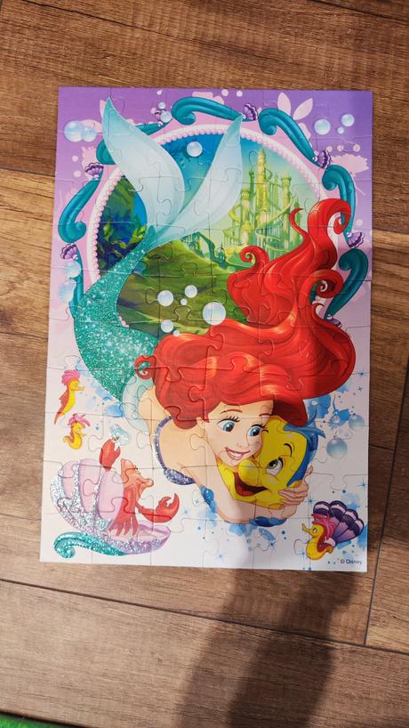 Puzzle- na vlásku, ariel 2v1,