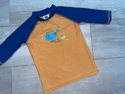 Okrové kúpacie tričko s uv ochranou, m&co,98