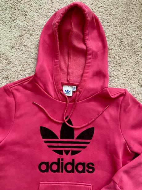 Ruzova mikina, adidas,s