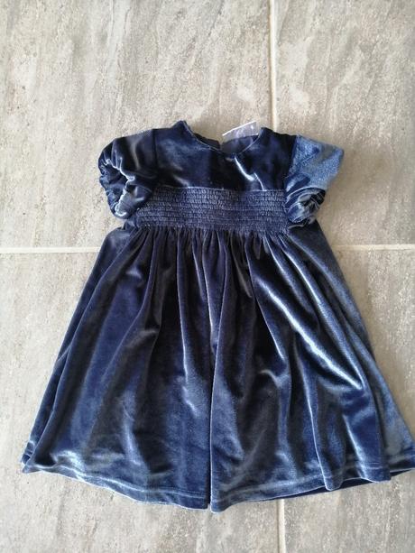 Zamatové šaty zn socute, v 86, 1,5 r, podšívka, 86