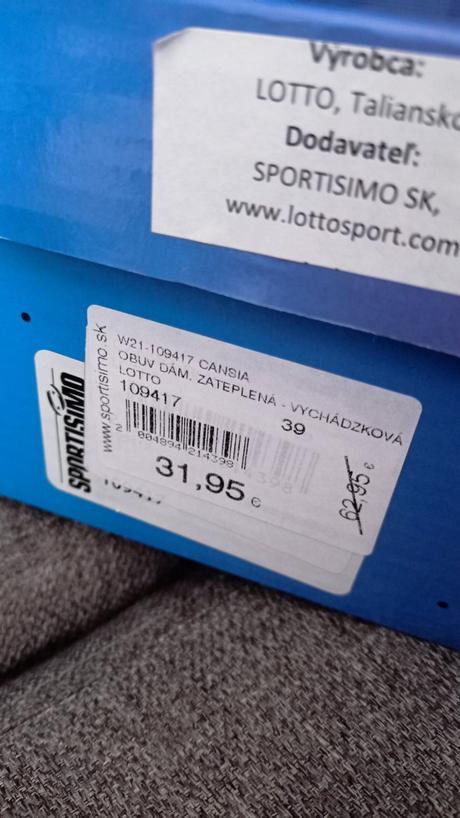 Zimné topánky -snehulky veľ.39, lotto,39