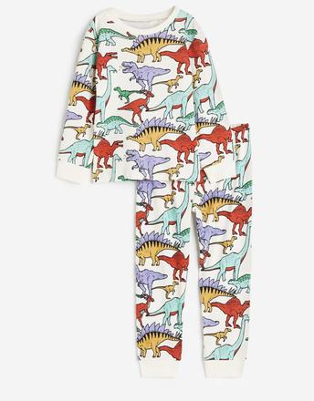 Pyžamko s dinom, h&m,134 / 140