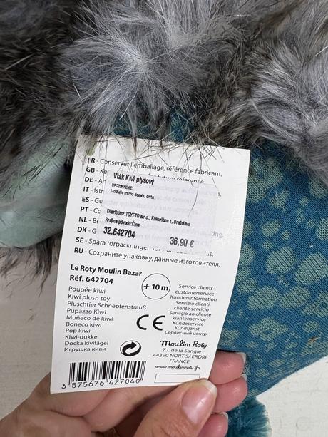 Moulin roty nový vták kiwi, 