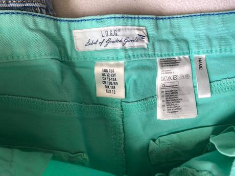 Rifľové šortky, bershka,s